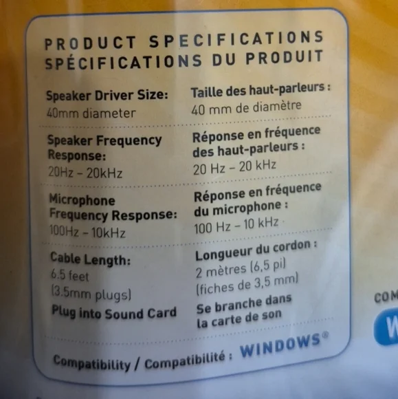 Plantronics Sound Innovation Black Computer Headset New In Package - Picture 9 of 12